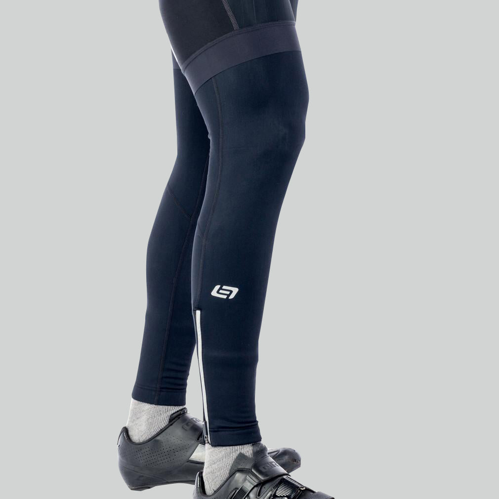 AeroReflective Leg Warmer | High Visibility Reflective Leg Sleeve | Mid  Weight Fleece